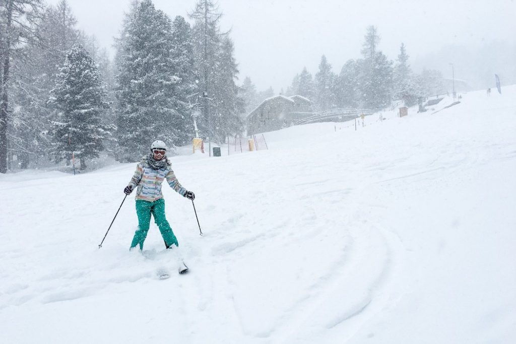 Skifahren lernen als Erwachsene #7 - Skiyoga und erste Tiefschneeerfahrungen in St Moritz (Skitag 17)