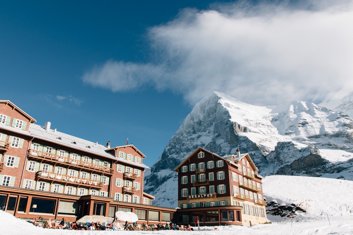 Jungfrau Region / Schweiz im Winter - Auf der kleinen Scheidegg