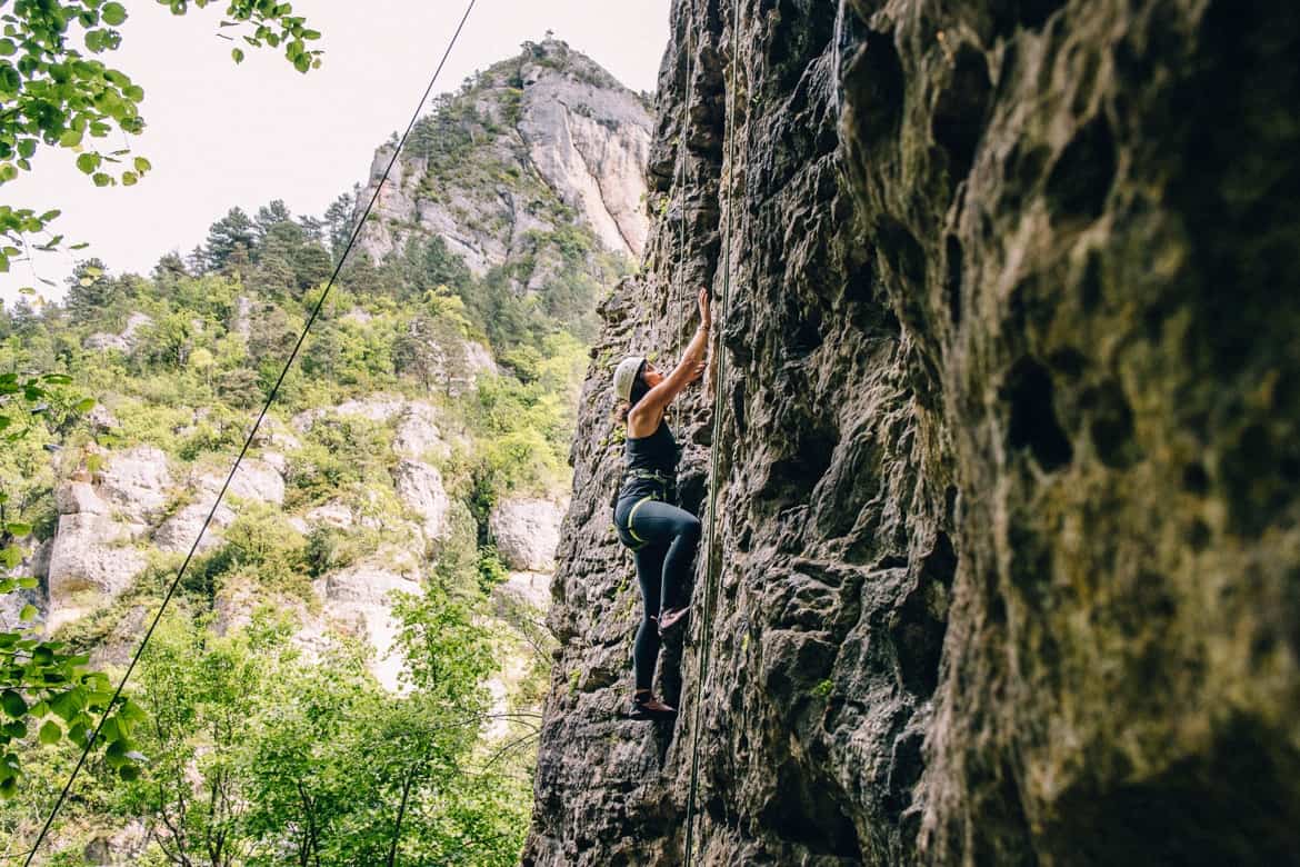 Lozere - Klettern auch für Anfänger im Cirque des Baumes