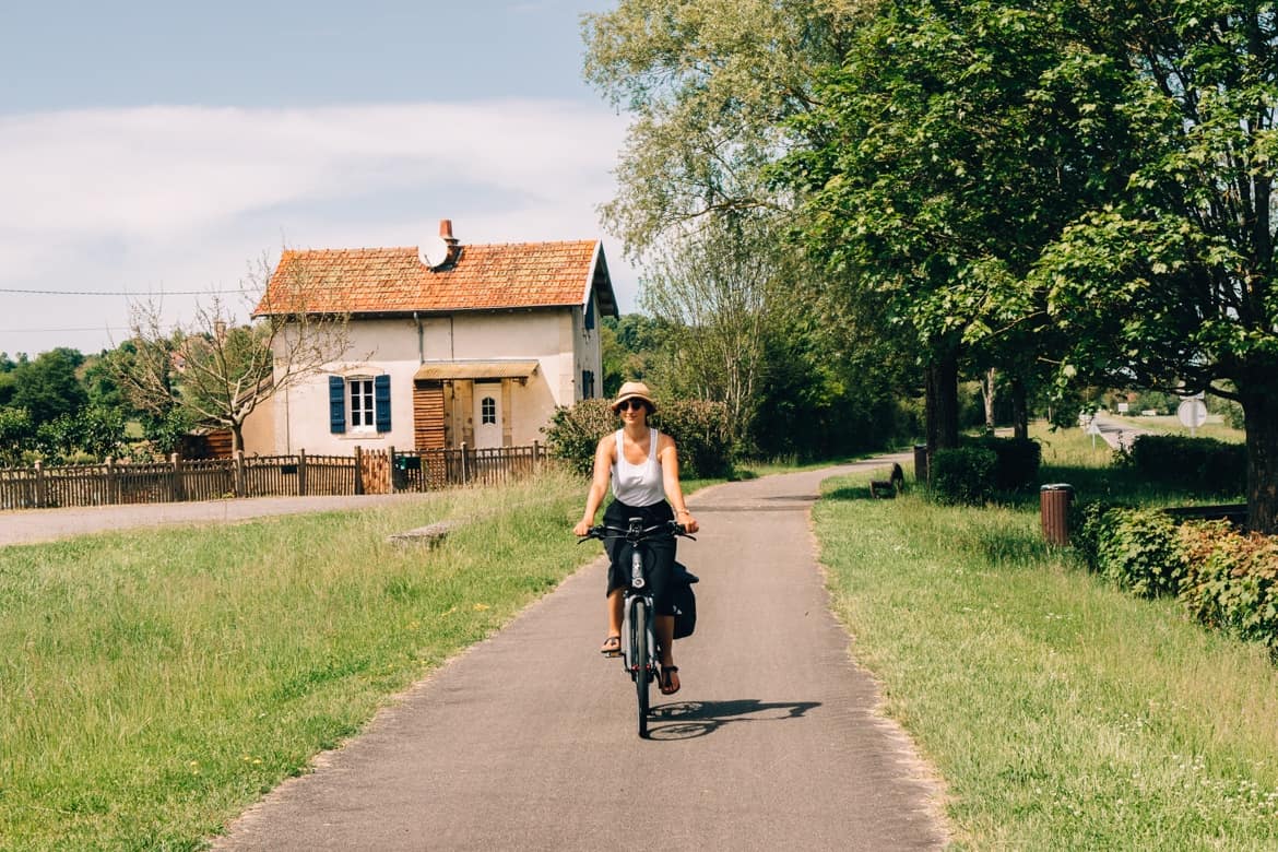 Burgund - Radtour auf dem Voie Verte von Cluny nach Cormatin